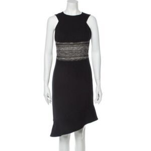 L'Agence Dress Women’s Size 4 Sleeveless Sheath Lined Wool
